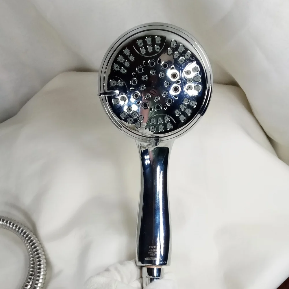 Aqua Source Polished Chrome Hand Held Shower Head